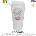 Belle tasse à double paroi sans caféine pour café (HDP-2023)